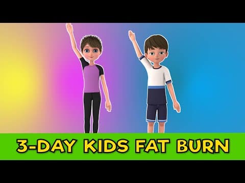 Exercise For Kids: 3 Day Kids Fat Burn| Kids Exercise| Get Active At Home| Daily Kids Active