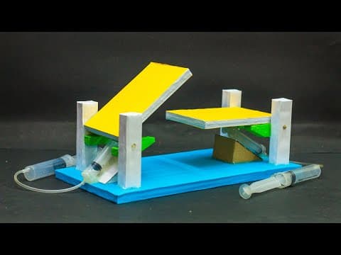 Science Projects | Hydraulic Bridge