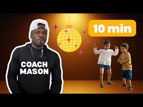 Kids Dance Party: Wiggle, Hop, & ROAR! (Free Family Workout)