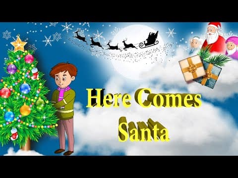 Here comes Santa | English Cartoon | Cartoon Cartoon | Englsih Stories | Mahacartoon Tv English