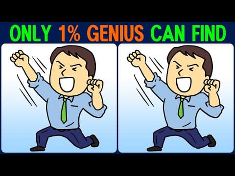 Puzzle / Find the Difference │ A fun time that helps brain health even though it is simple!