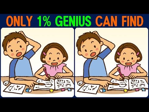 Puzzle / Find the Difference │ Keep your brain healthy in an easy and fun way!