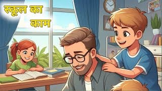 स्कूल का काम |SCHOOL KA KAM | KHUSHI KA RAHASYA | HINDI KAHANIYA | HINDI STORIES