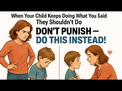 When Your Child Keeps Doing What You Said They Shouldn't Do. DON'T PUNISH _ DO THIS INSTEAD!