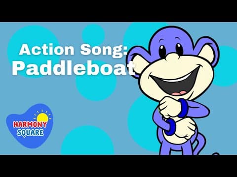 Action Songs for Kids: Paddleboat- The Monkeydoos from Harmony Square Kids Songs
