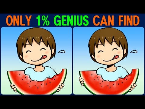 【Find the Difference】 For your smart brain! Find the difference in 90 seconds!