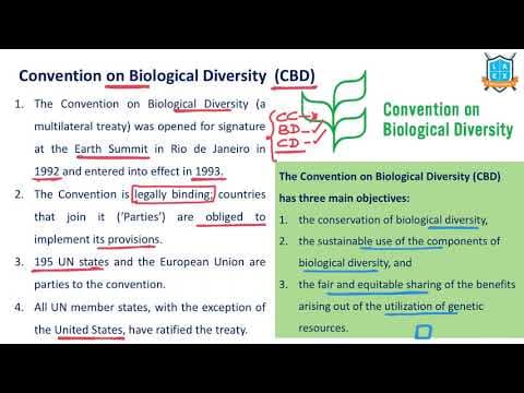What is United Nations Convention on Biodiversity ? || UNCBD అంటే ఏమిటి?