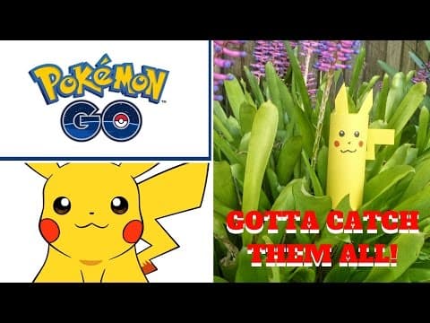 Pokemon Go - Pikachu - Toilet Paper Roll Crafts