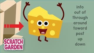 The Prepositions Song Three|The Motion Prepositions Song|English Songs |Scratch Garden