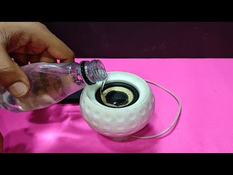 Easy Science Experiments with Speaker and Water