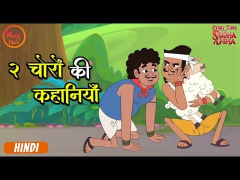 2 चोरों की कहानियाँ | 2 Thieves Story | Moral Stories Compilation In Hindi | Story With Sudha Amma
