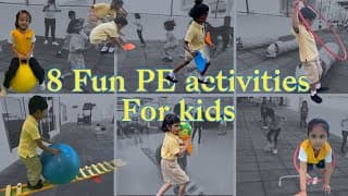 8 fun PE activities for kids|PE GAMES|physed games