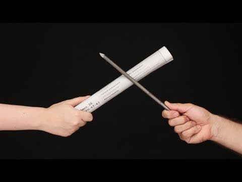 Paper Vs Nail! Who's win?