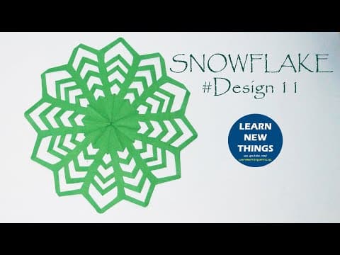 How to make Origami Christmas Snowflake | Paper Crafts