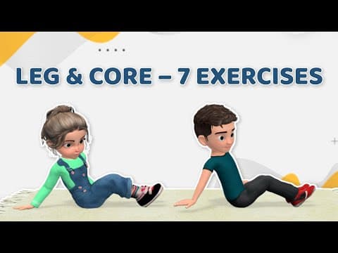7 LEG & CORE EXERCISES - ON THE FLOOR, NO JUMPING