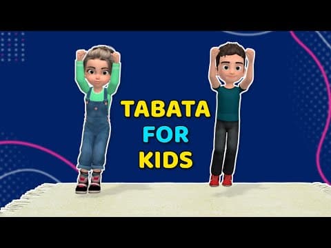 15 MIN TABATA FAT BURNING EXERCISE FOR KIDS
