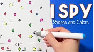 BOOST Visual, Writing, Coloring Skills with Shape Activity l No Printer OT Teletherapy Worksheet