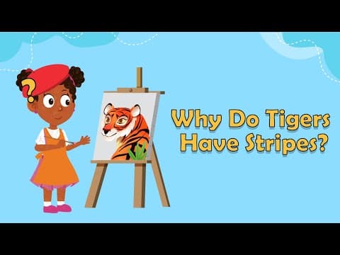 Why Do Tigers Have Stripes? - Facts About Tigers - Animal Facts for Kids - Science Facts For Kids