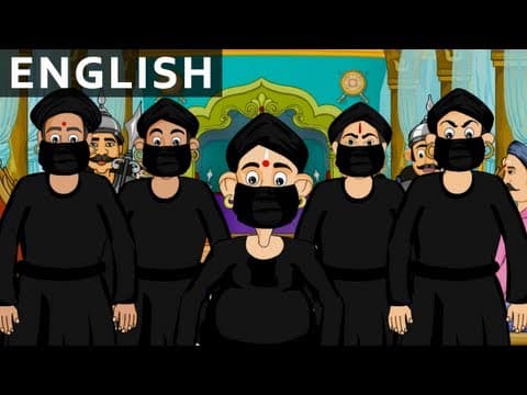 The Black Cloak - Tales of Tenali Raman - Animated/Cartoon Stories