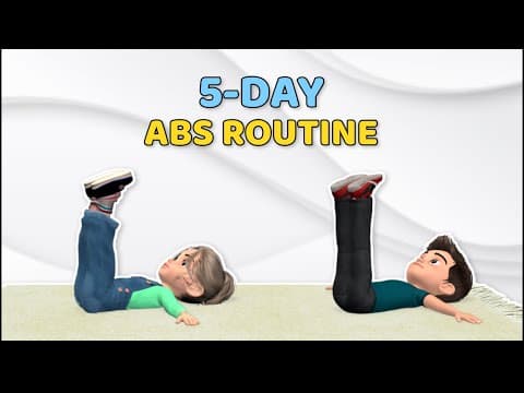 QUICK ABS ROUTINE FOR KIDS – 5-DAY CHALLENGE