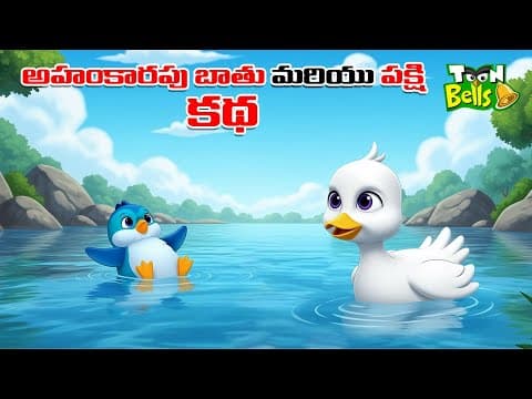 అహంకారపు బాతు మరియు పక్షి | Proud Duck And The Bird | Stories in Telugu | Moral Stories in Telugu