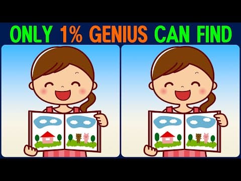 【Find the Difference】 Can you find them all?