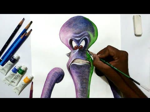 how to draw penguins  -  Lesson 39