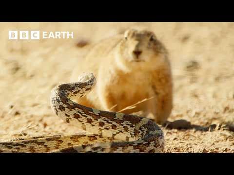 Black-tailed Prairie Dog vs Bullsnake | Wild Mexico | BBC Earth - YouTube