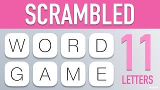 Scrambled Word Games | Guess the Word Game