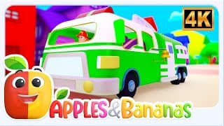 Wheels on the Fire Truck Animated Songs for Babies