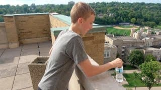 Trick Shots at Xavier University|Thats Amazing