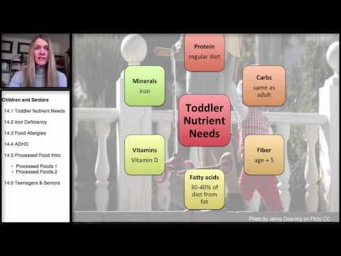 Nutrition in Childhood and the Older Years: Toddler Nutrient Needs