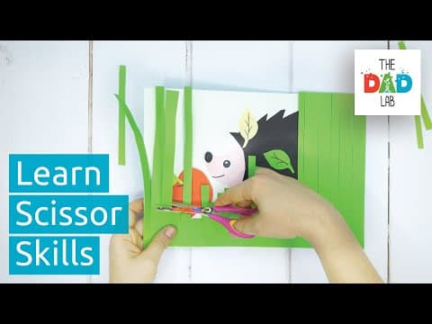 CUT THE GRASS | SCISSOR SKILL ACTIVITY