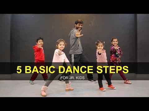 Dance Tutorial for 3 to 7 years Kids - 5 Basic Steps - Deepak Tulsyan - G M Dance