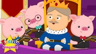 Old King Cole - Classic Nursery Rhyme with lyrics - Old Folk Song - English Song For Kids