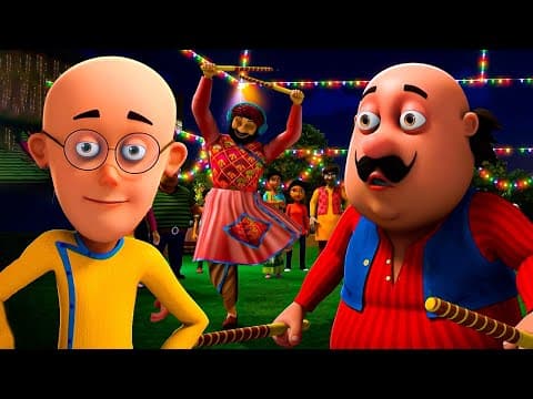 మోటు పాట్లు కా గర్భా పండుగ! | Motu Patlu | Motu Patlu's Garba Festival!