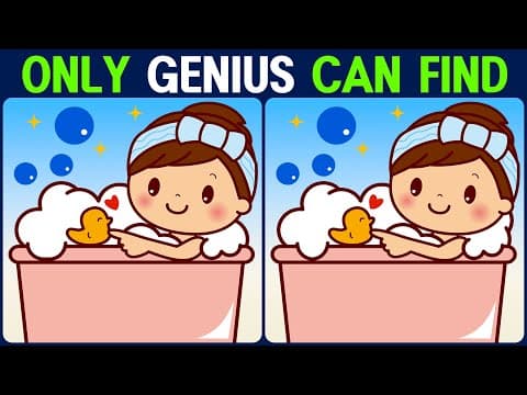 【Find the Difference】 Genius can find all differences