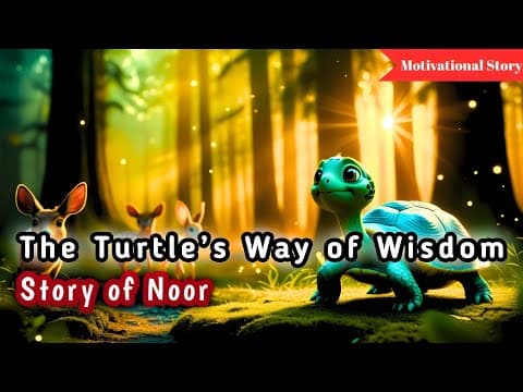 The turtle's way of wisdom |story of Noor | Motivational story