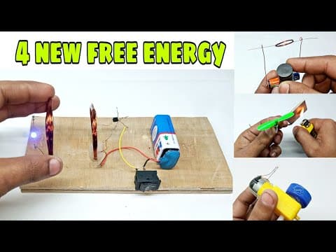 How to make your own electricity at home / How to make free electricity