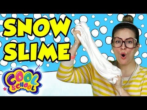 Fluffly Snow Slime DIY! - Snow DIY Part 2 | Arts and Crafts with Crafty Carol