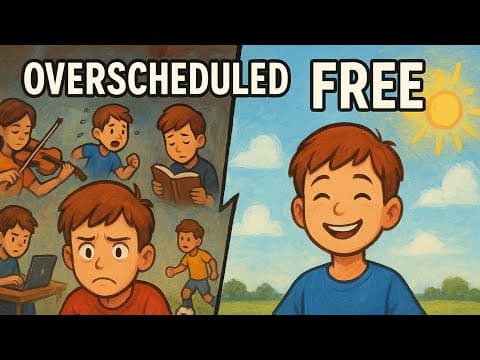 The Hidden Danger of Raising an Overscheduled Child