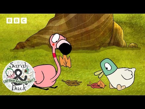 Leaf Chase | 10th Anniversary Duck Shorts | Sarah and Duck Official