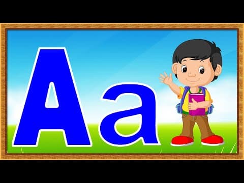 Alphabets for Kids to learn-Learn Alphabets For Preschoolers-Learn ABC For Kids