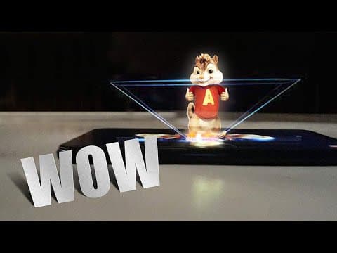 How To Make 3D Hologram Display with CD Cover