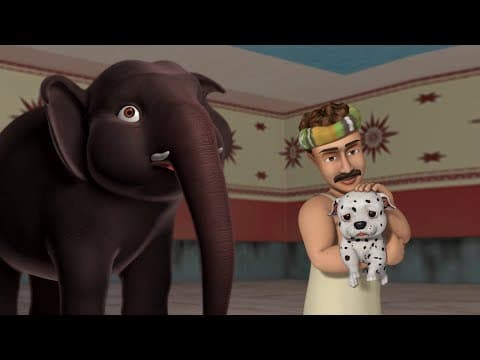 The True Friendship - Elephant and the Dog | Hindi Stories for Children | Infobells