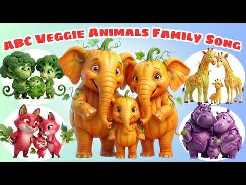 ABC Veggie Animal Families – Funny Adventures & Love! 🥦🐾🥕 | Meow Meow TV