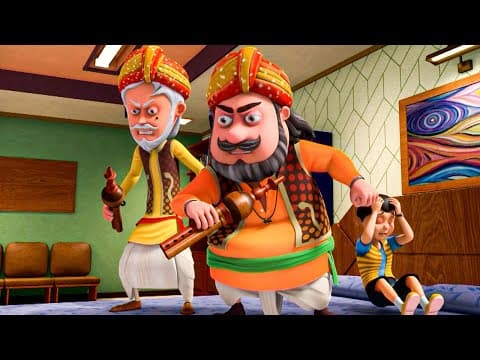 మోటు పాట్లు బానే స్పేర్! | Motu Patlu | Motu Patlu Become Snake Charmers!