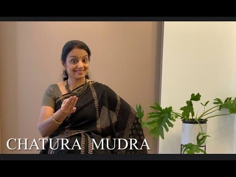 Bharatanatyam - mudras - 23 - chathura mudra viniyoga