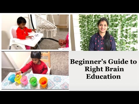 Beginners Guide To Right Brain Education | Early Education in kids | Telugu Vlogs From USA