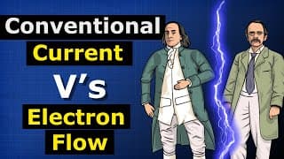 Conventional Current v Electron Flow | Electricity explained